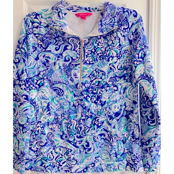 Lilly Pulitzer Other - Lilly Pulitzer Skipper Popover with Seahorses-Small